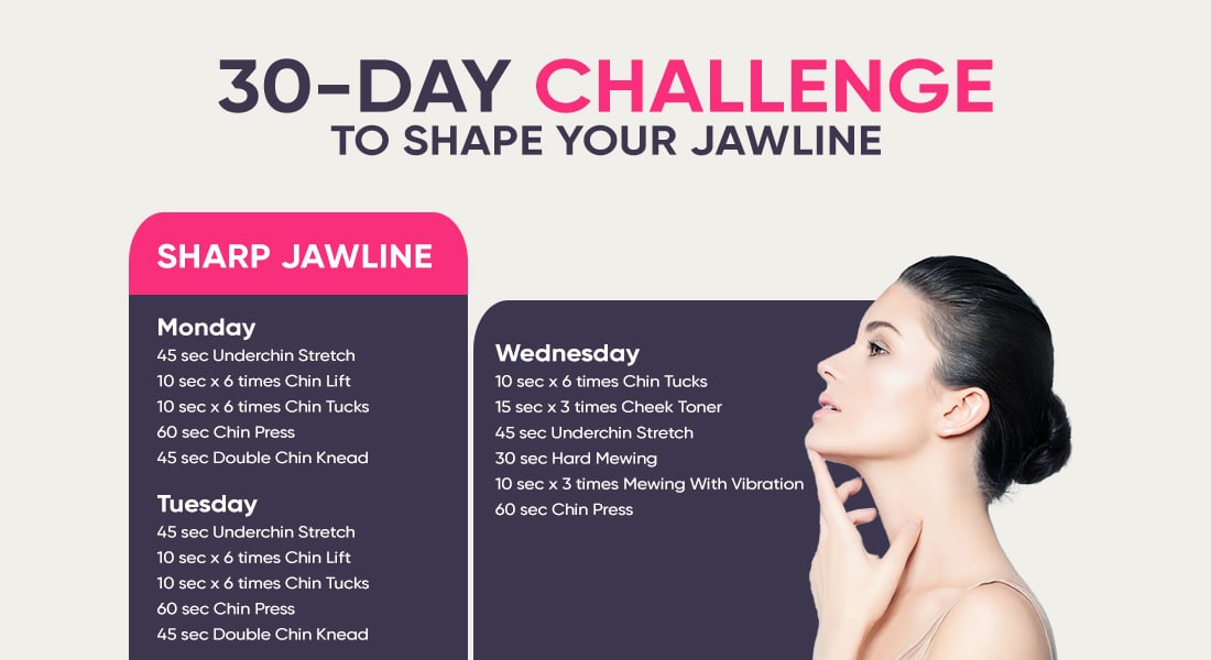 How To make Jawline Sharper in 5 days  Mewing Exercises that Actually  Works 