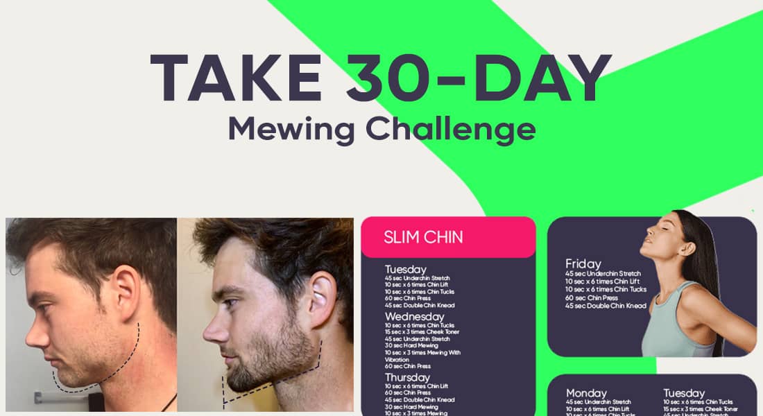 30 day mewing challenge with Mewing.coach app