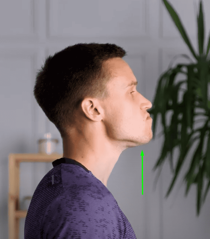 Chin-ups exercise for a better jaw
