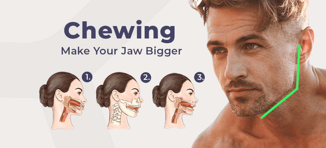 Example of how you can grow jaw muscles