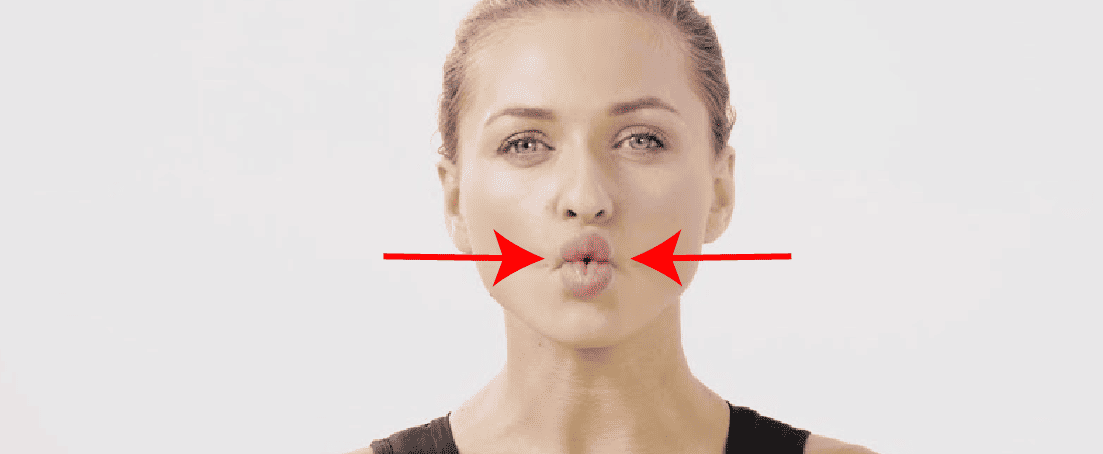Fish face exercise