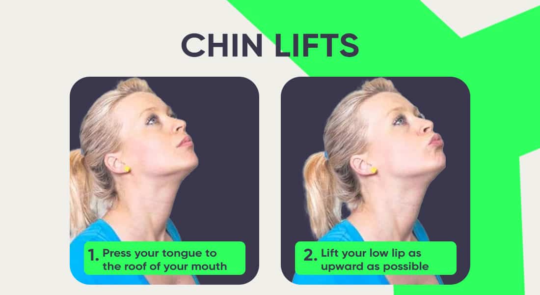 Tutorial of chin lifts exercise