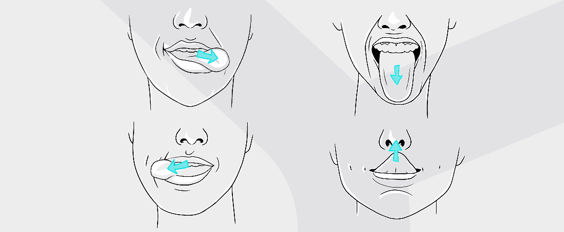 Tongue exercises for a longer tongue
