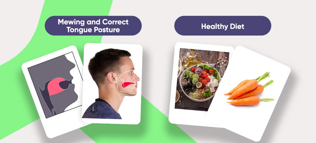 Healthy diet impact to jaw sculpting