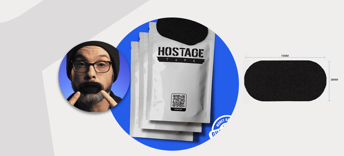 Hostage mouth tape