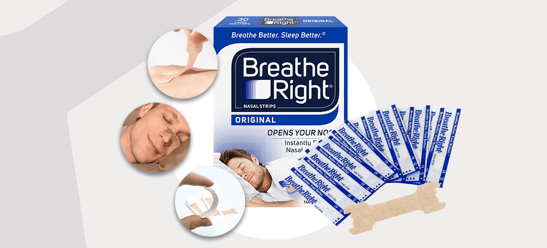 Breathe Right nasal strips
