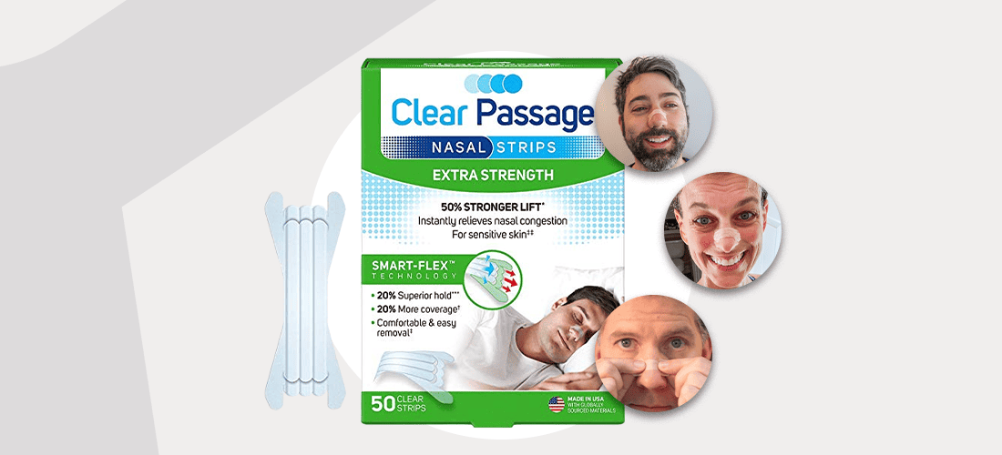 Clear Passage nasal strips