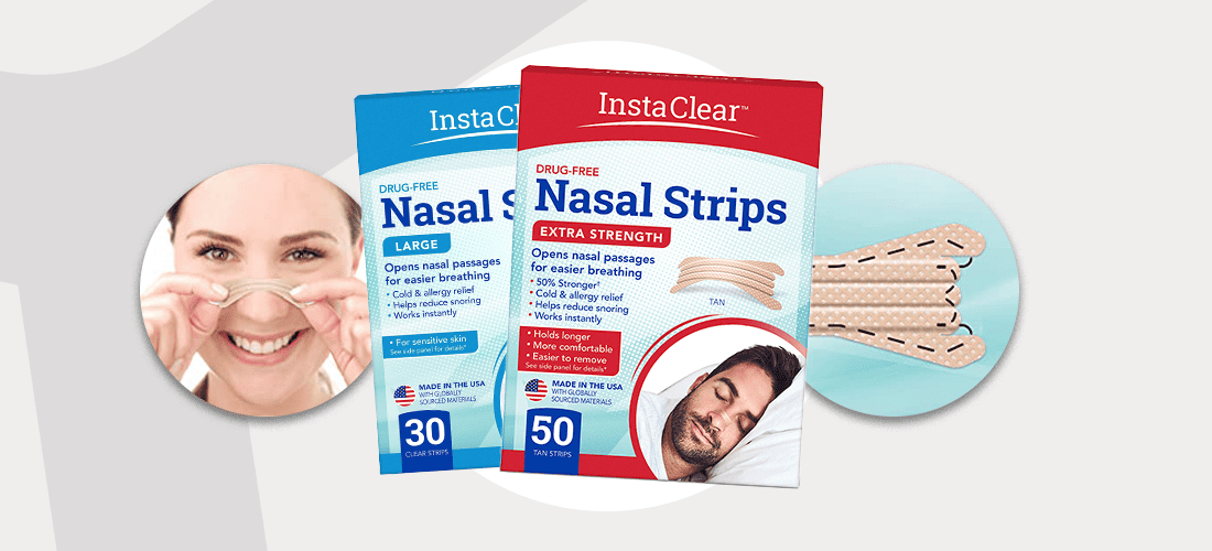InstaClear nasal strips
