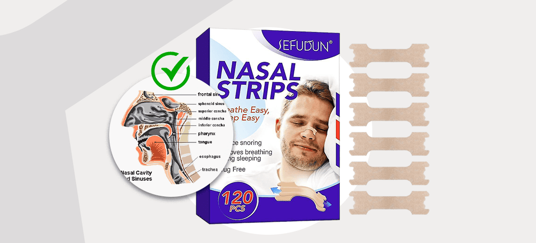 Nasal strips helps ditch the mouth breathing