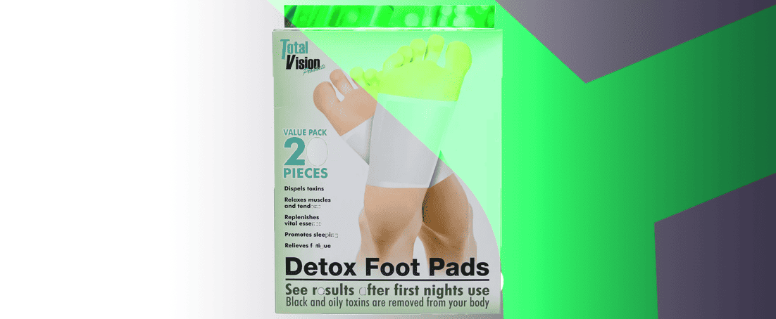 Total vision detox foot pads