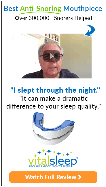 VitalSleep anti-snoring mouthpiece review of a customer