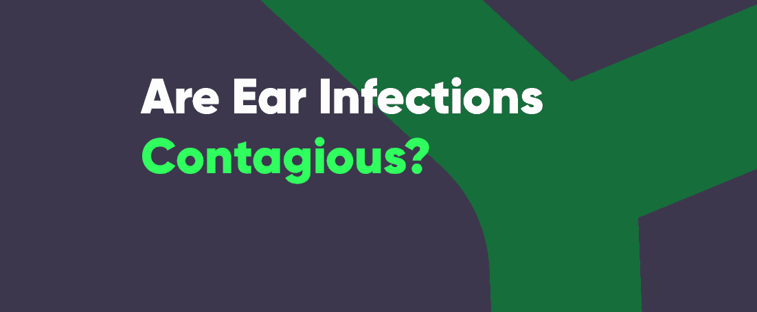 Are ear infections contagious