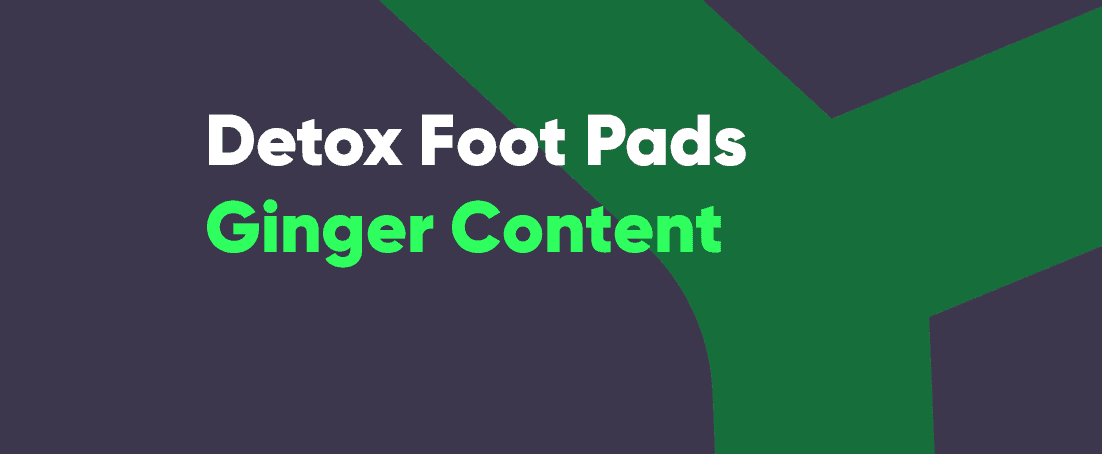 Ginger foot pads
