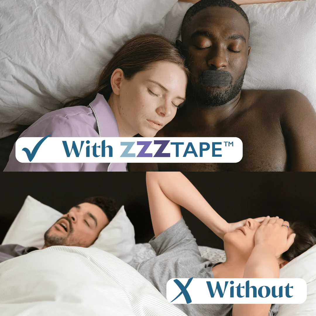 ZzzTape mouth tape reduce snoring and improve sleeping quality