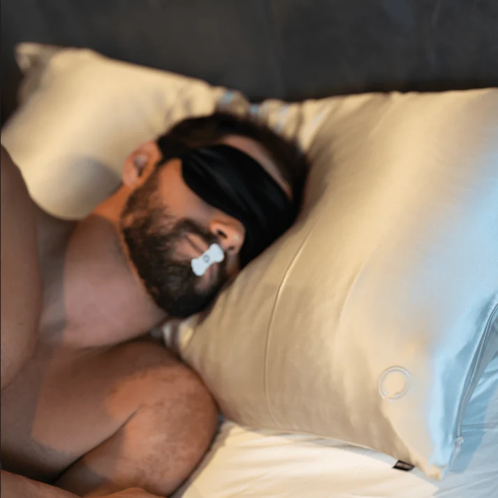Sleeping with Dream Recovery mouth tape